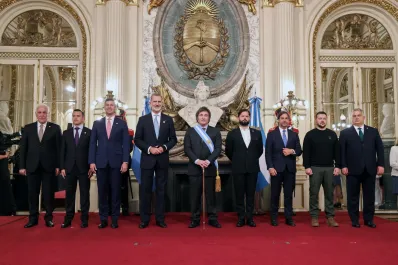 Milei presidente: el saludo con Macri, lo que opinó Larreta y el elogio de Zelensky