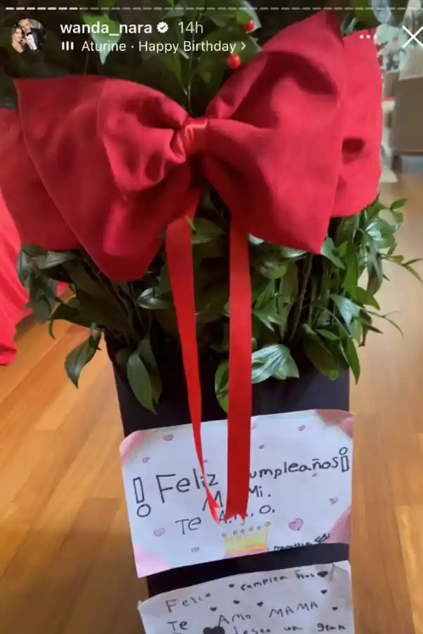 Wanda Nara recibió sus 37 años en Turquía.