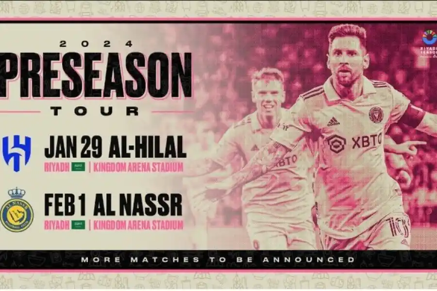 “The Last Dance”: Inter Miami de Messi se enfrentará  al Al-Nassr de Cristiano Ronaldo en 2024