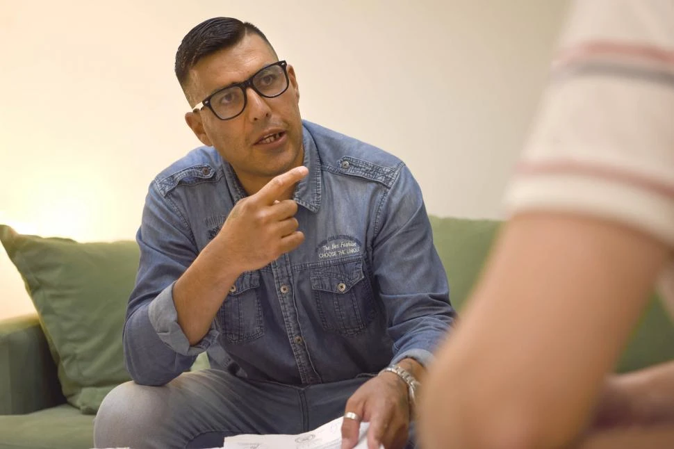 ROCHA. “El de la foto soy yo, pero no tengo nada que ver”, dijo. la gaceta / foto de Juan Pablo Sanchez Noli