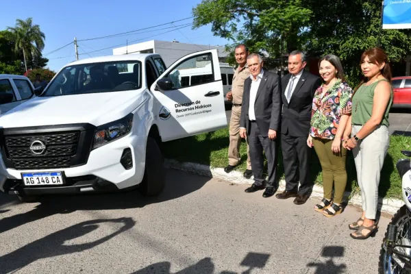 Entregaron nuevo equipamiento en la Dirección de Recursos Hídricos