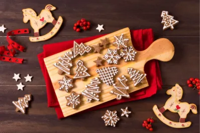 Galletas navideñas: la opción ideal para entretener a los más chicos
