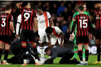 El jugador de la Premier League que se desvaneció en pleno partido sufrió un paro cardíaco