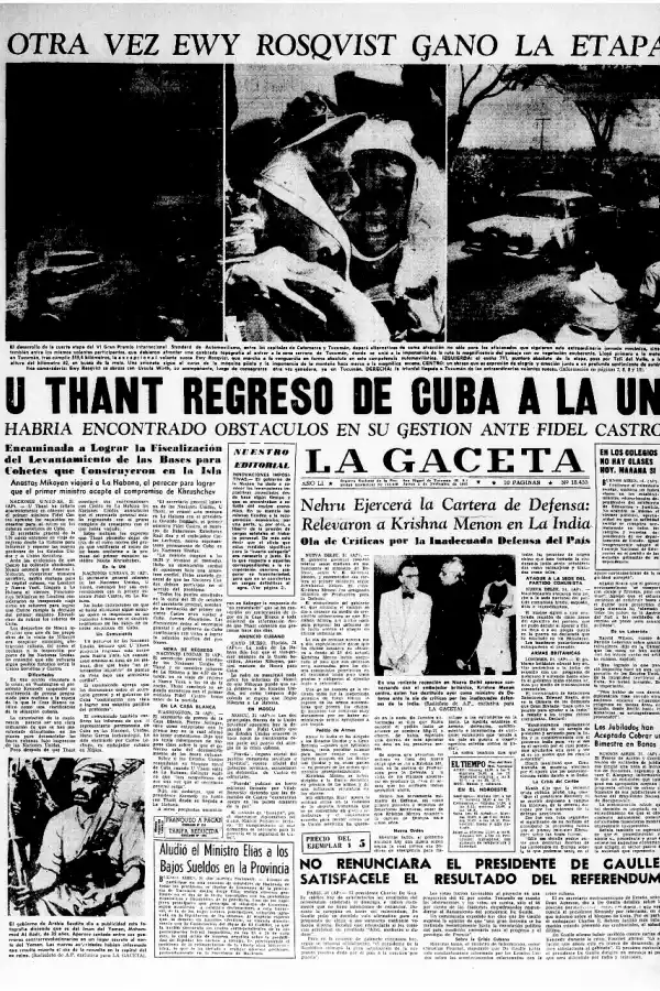 ASÍ FUE LA COBERTURA. La competencia estuvo presente en varias ediciones de LA GACETA siendo muchas veces foco alguna noticia de competidoras suecas. 