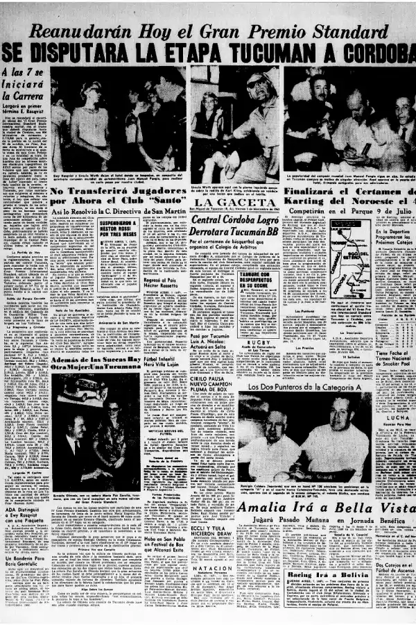 ASÍ FUE LA COBERTURA. La competencia estuvo presente en varias ediciones de LA GACETA siendo muchas veces foco alguna noticia de competidoras suecas.