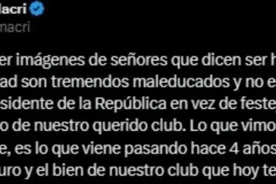 Mauricio Macri defendió a Javier Milei y repudió los insultos de los hinchas de Boca: Son unos maleducados