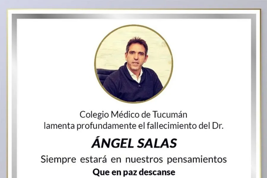 Mensaje de despedida a Ángel Salas