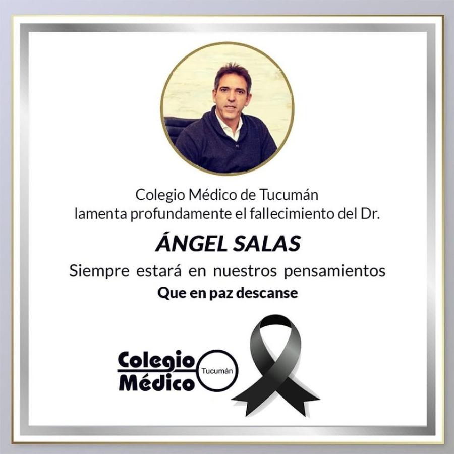 Mensaje de despedida a Ángel Salas