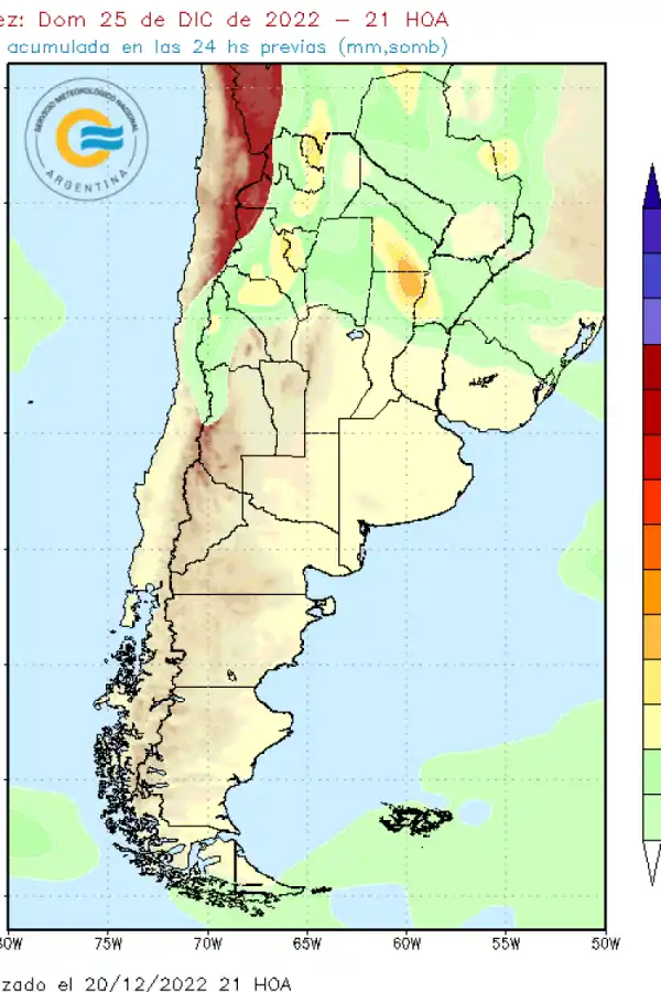 Así estará el clima en el país durante Navidad