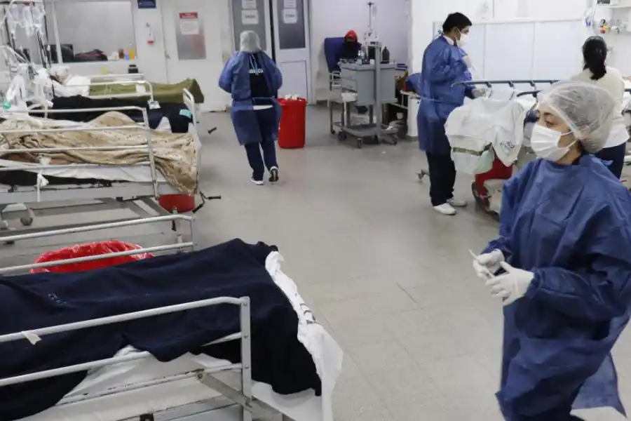 SHOCK ROOM. Aquí esperan los pacientes que evolucione su estado.