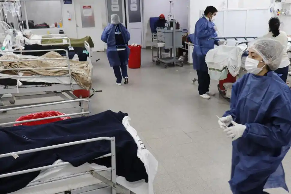 SHOCK ROOM. Aquí esperan los pacientes que evolucione su estado.