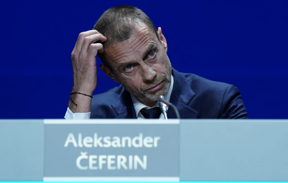 Aleksander Čeferin, presidente de la UEFA. 