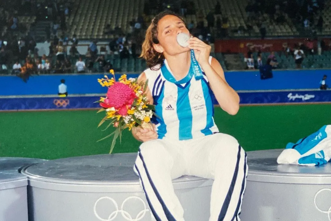 CAMPEONA. Mercedes Margalot en Sidney 2000 con la conquista de la medalla de plata. 