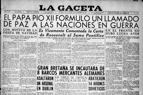 Por seis años, la Navidad fue enmarcada por la guerra