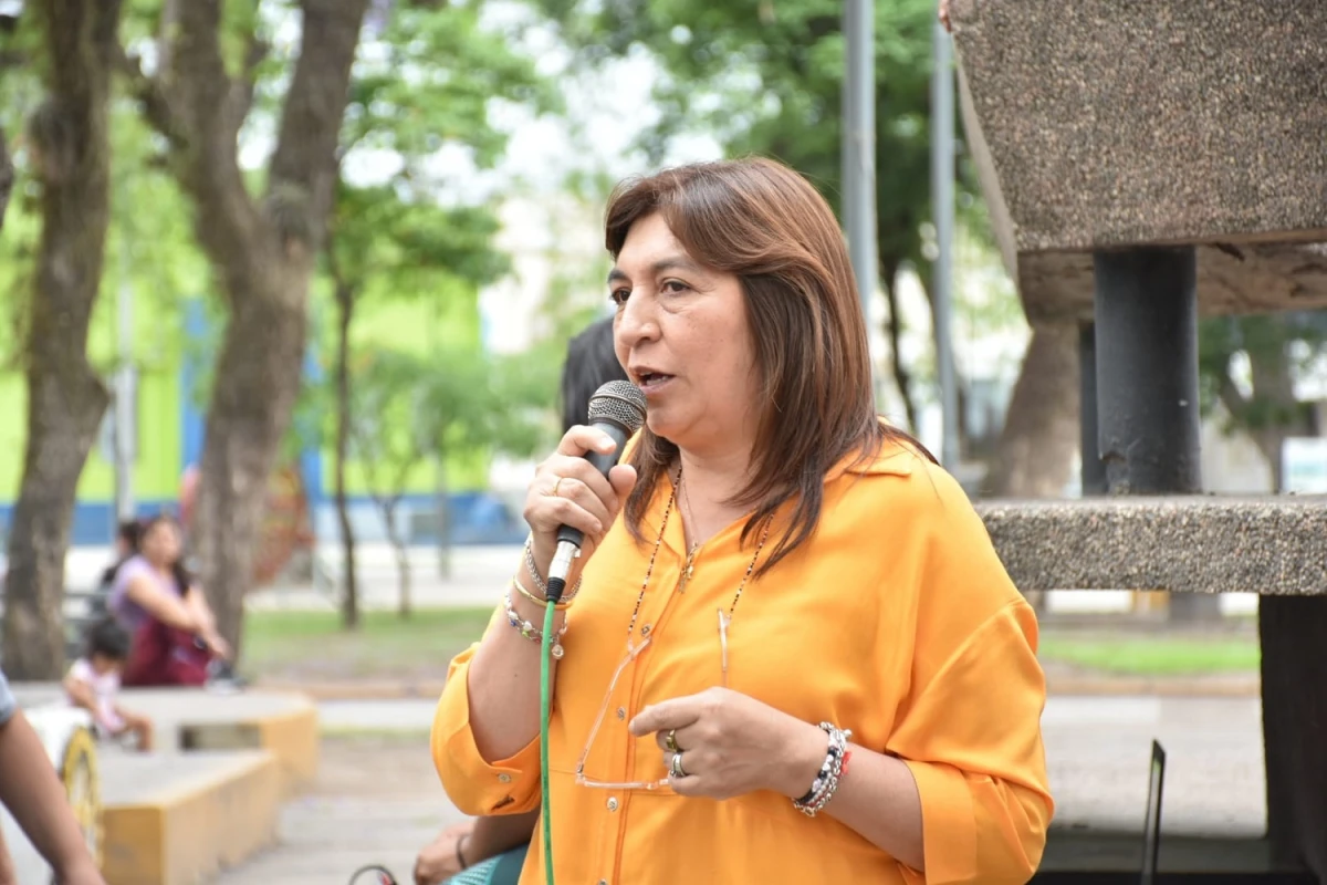 DE ALBERDI. Sandra Figueroa, la autora de la iniciativa. 