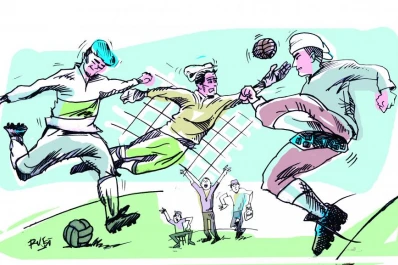 Los primeros partidos de fútbol, entre criollos en Tucumán, se jugaron a fines del siglo XIX