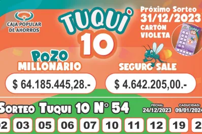 Tuqui 10: cómo salió el sorteo de Nochebuena
