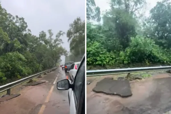 Tras el intenso temporal, quedó habilitada la ruta 307 que conduce a los valles