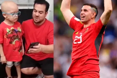 El conmovedor gesto de “Dibu” Martínez a un niño que venció al cáncer