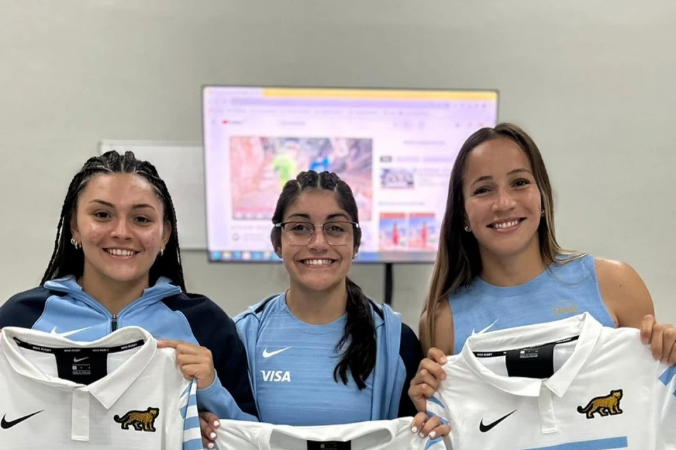 YAGUARETÉS. Azul Medina, Candela Delgado y Andrea Moreno estarán en la primera concentración nacional femenina de 2024.