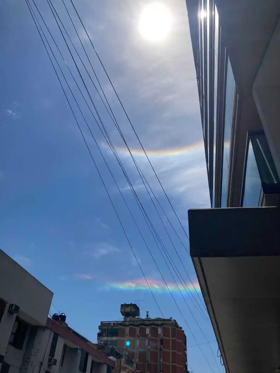 Imágenes capturadas en el cielo tucumano.