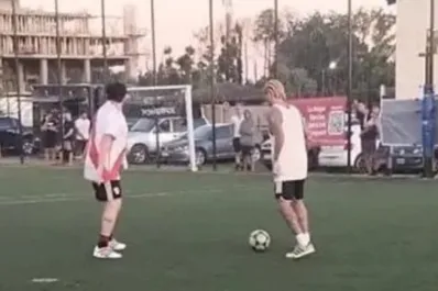 Rodrigo De Paul jugó un fútbol 5 en Buenos Aires y se viralizó