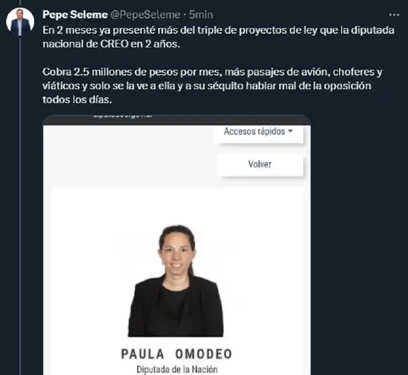 CREO protestó frente a la Legislatura con bandejas de ñoquis y un radical se enojó