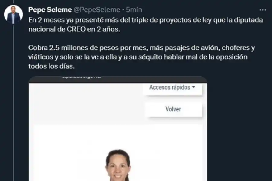 CREO protestó frente a la Legislatura con bandejas de ñoquis y un radical se enojó