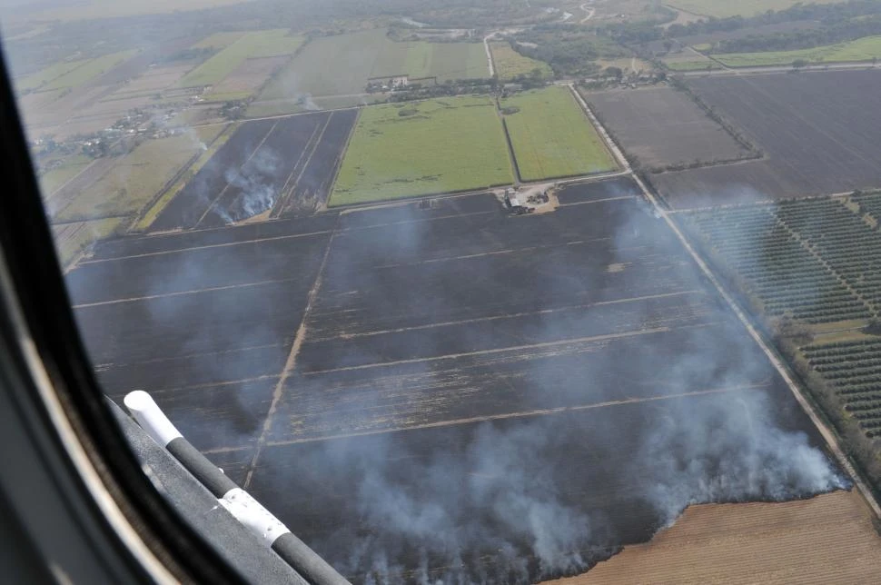 En 2022 se habían quemado 79.100 hectáreas de caña