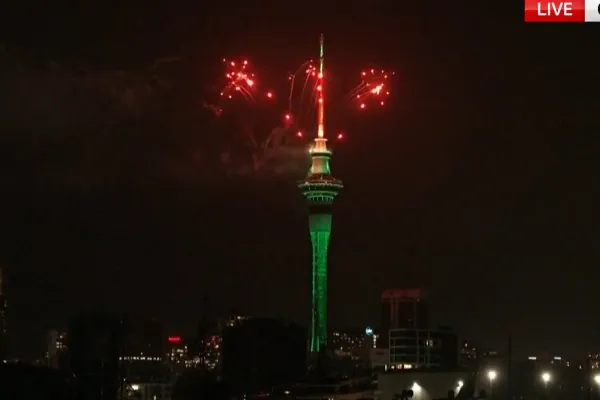 Videos: cómo fueron los primeros festejos para recibir el Año Nuevo en el mundo