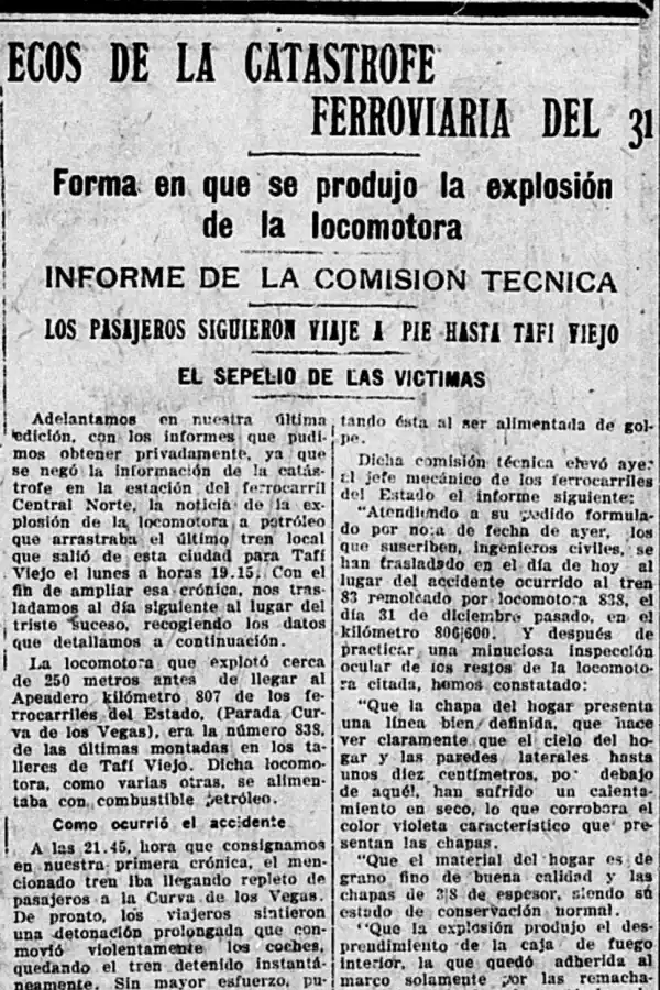 DATOS. LA GACETA siguió la investigación del accidente en varias ediciones.