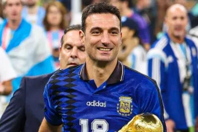 Lionel Scaloni sorprendió a los vecinos de Pujato en Año Nuevo