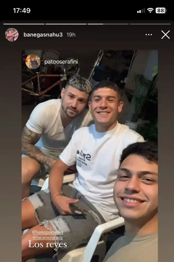 Así festejaron el año nuevo los jugadores de San Martín de Tucumán