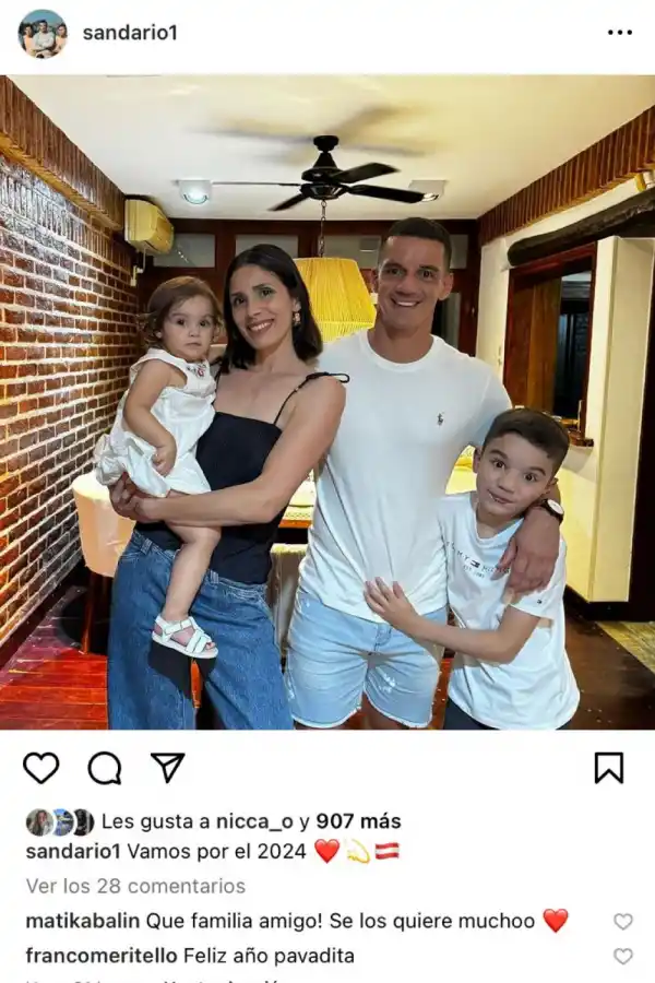 Así festejaron el año nuevo los jugadores de San Martín de Tucumán