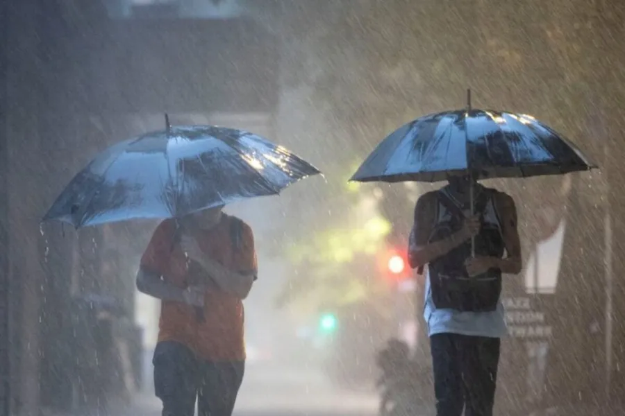 Alerta amarilla por tormentas en cinco provincias este 1 de enero