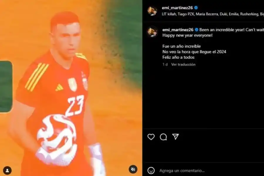 Messi, Di María y demás: mirá los posteos de la Selección argentina para celebrar el año nuevo