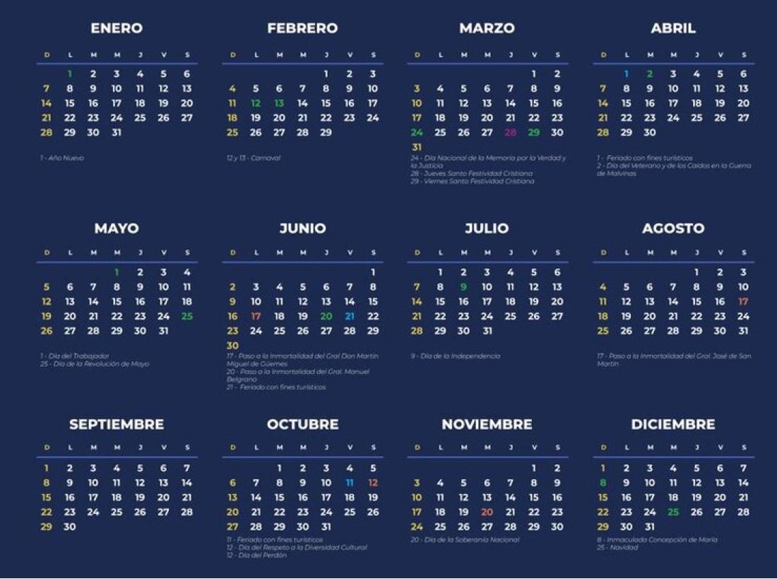 Feriados 2024 ¿cuándo será la semana más corta del año de tan sólo dos