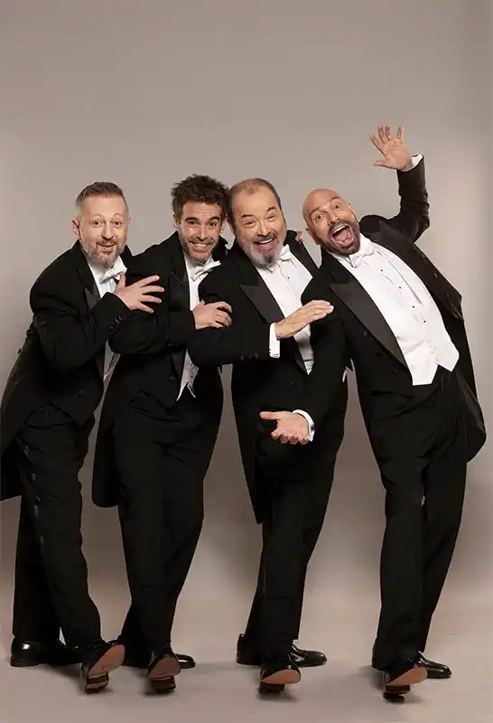 DESOPILANTES. Mosqueteros juntos para hacer reír durante 90 minutos.