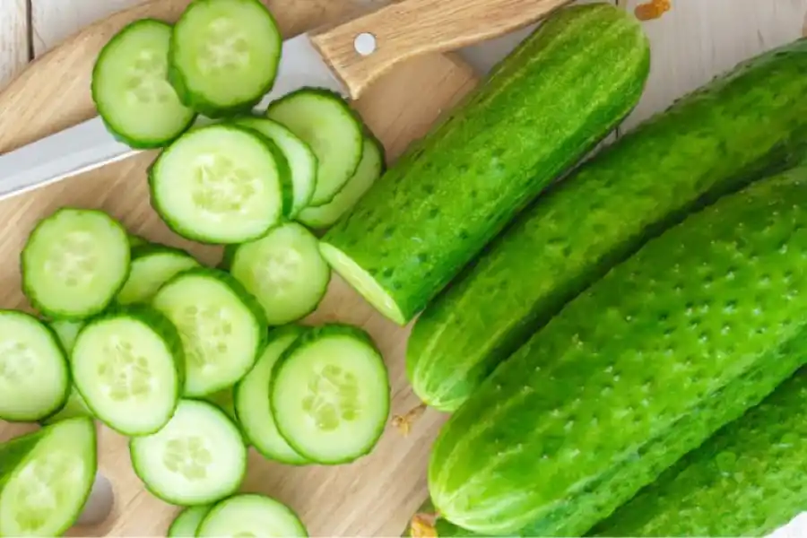 El pepino, el ingrediente principal de este batido.