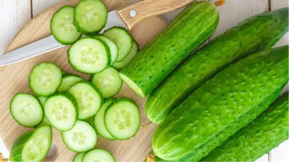 El pepino, el ingrediente principal de este batido.