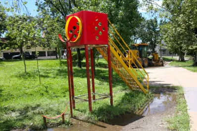 Se iniciaron tareas de recuperación en el parque Guillermina