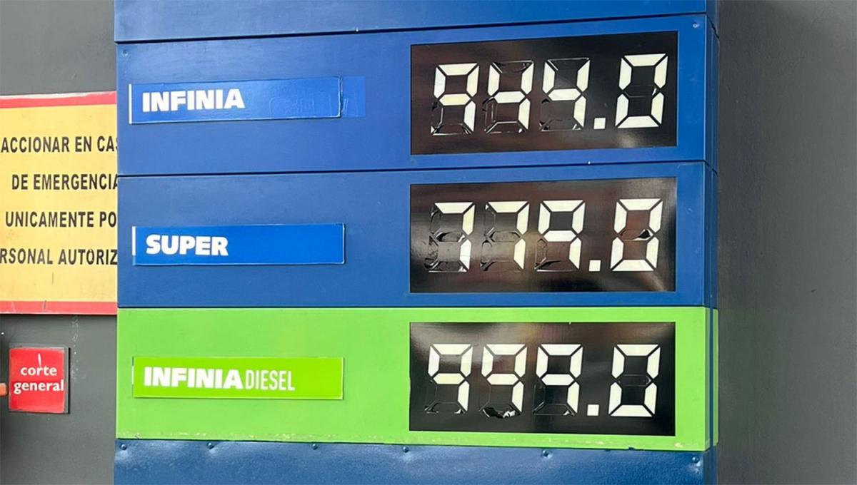 LOS CAMBIOS. A media mañana, YPF actualizó los precios de sus combustibles.