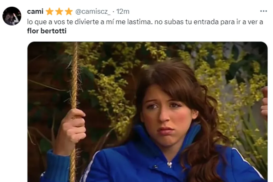Furor, enojo y memes por las entradas para el show de Florencia Bertotti
