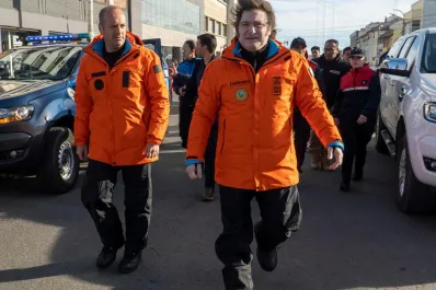 Cómo fue la llegada de Milei a la base de Marambio en la Antártida