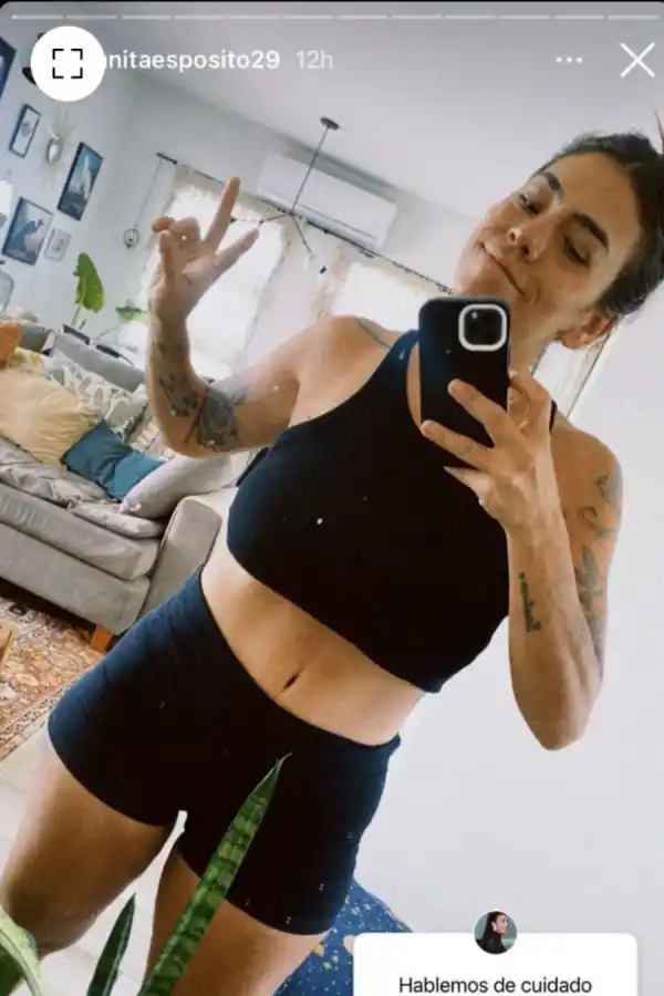 Cómo logró bajar 40 kilos Ana Espósito, la hermana de Lali