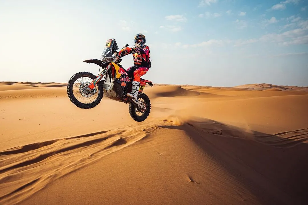 Kevin Benavides marca su presencia en el Rally Dakar