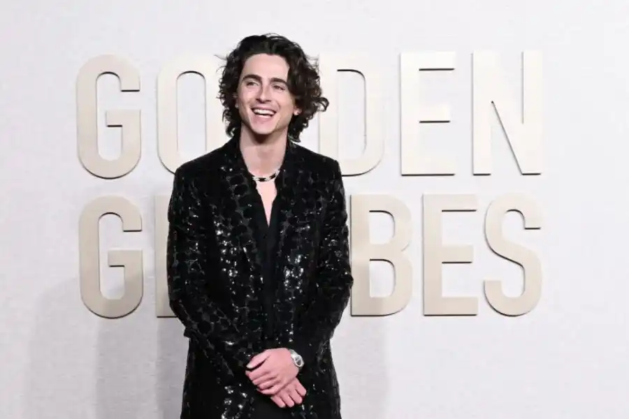 MANOS VACÍAS. Chalamet se quedó con las ganas por su “Wonka”.