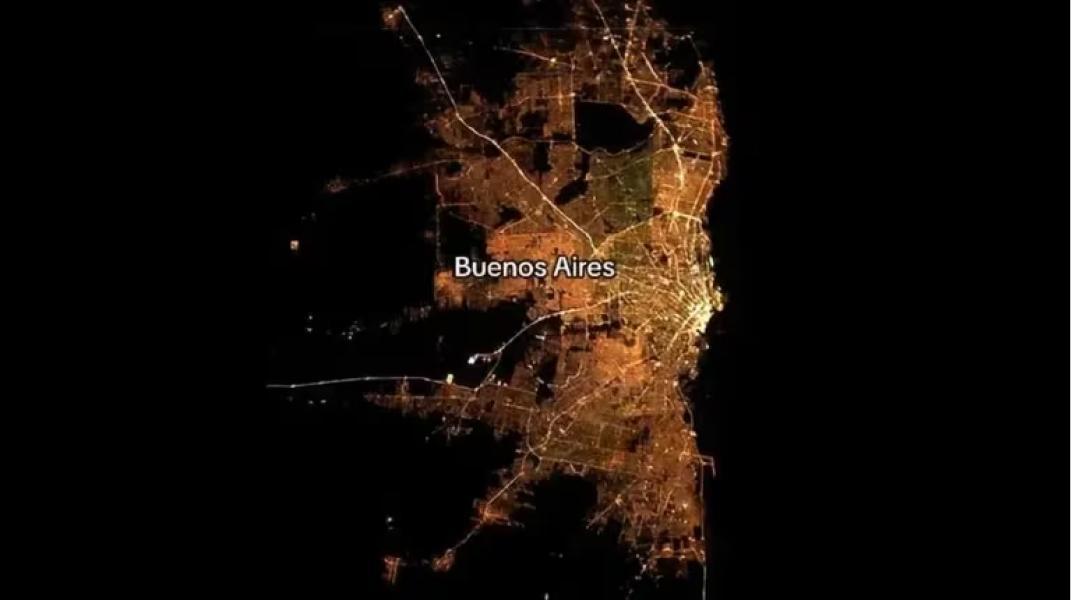 Alucinante foto espacial: así se ven Argentina y Uruguay desde un satélite