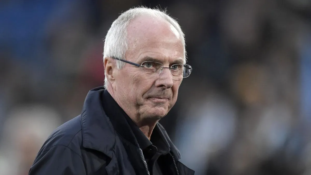 HABLÓ EN UNA ENTREVISTA RADIAL. Sven-Göran Eriksson reveló que padece cáncer terminal. 