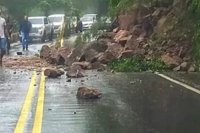 Tras el derrumbe en la ruta 307, se habilitó el camino para los vehículos